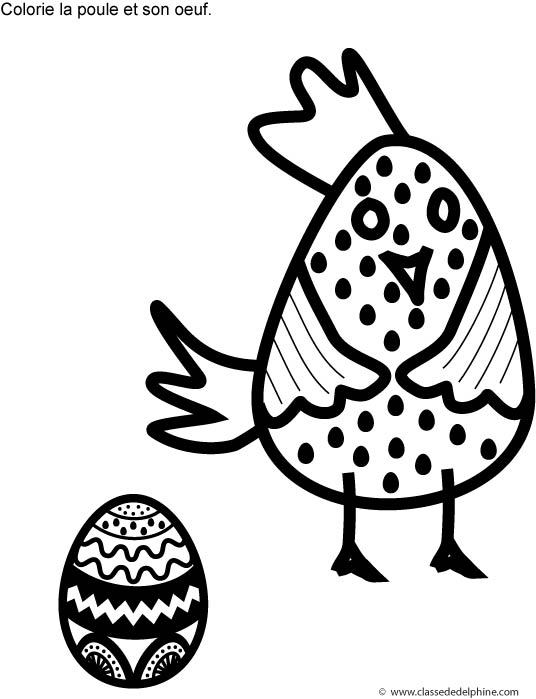 Dibujo para colorear: Pollo (Animales) #17293 - Dibujos para Colorear e Imprimir Gratis