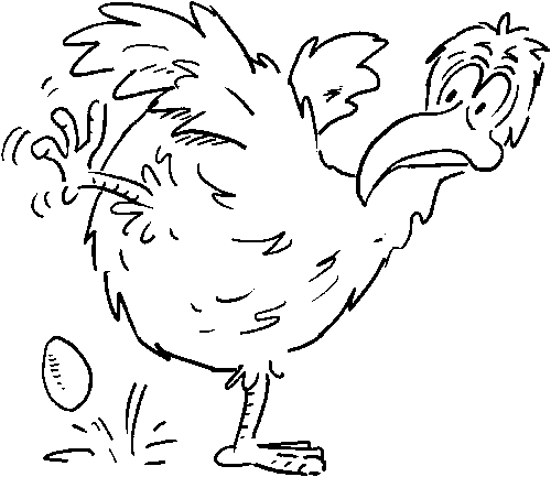 Dibujo para colorear: Pollo (Animales) #17294 - Dibujos para Colorear e Imprimir Gratis