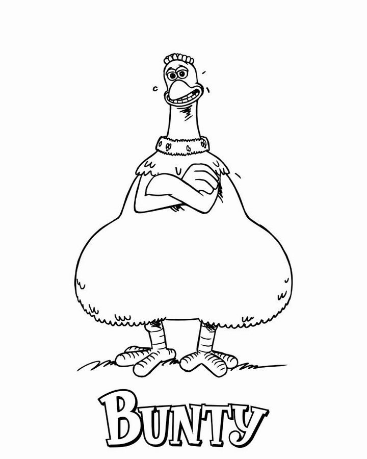 Dibujo para colorear: Pollo (Animales) #17298 - Dibujos para Colorear e Imprimir Gratis