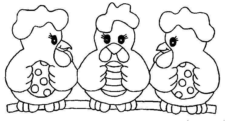 Dibujo para colorear: Pollo (Animales) #17363 - Dibujos para Colorear e Imprimir Gratis