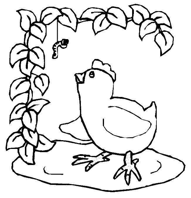 Dibujo para colorear: Polluelo (Animales) #15363 - Dibujos para Colorear e Imprimir Gratis