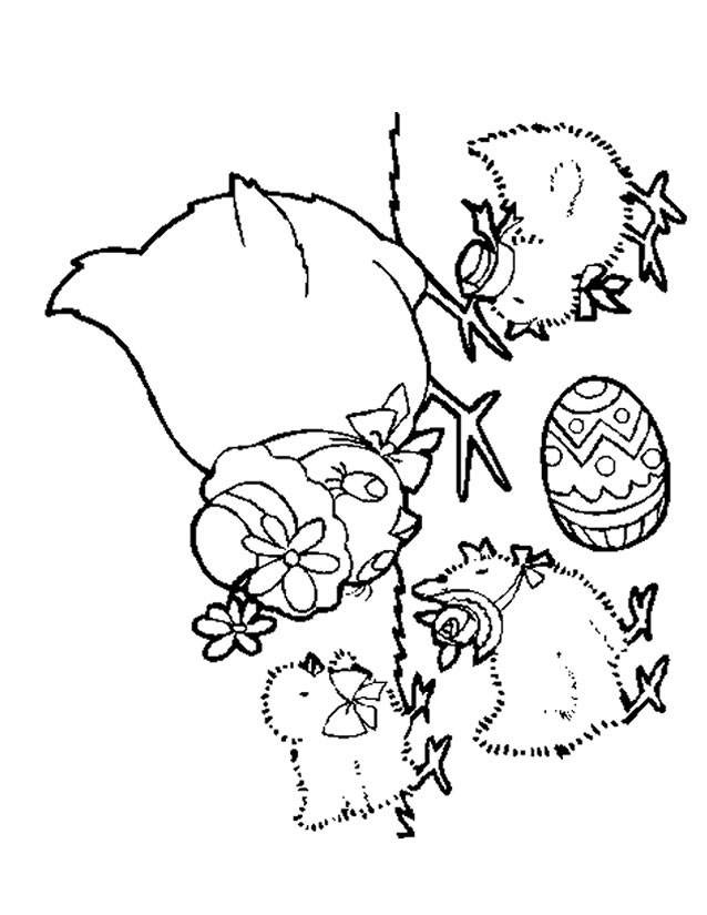 Dibujo para colorear: Polluelo (Animales) #15382 - Dibujos para Colorear e Imprimir Gratis