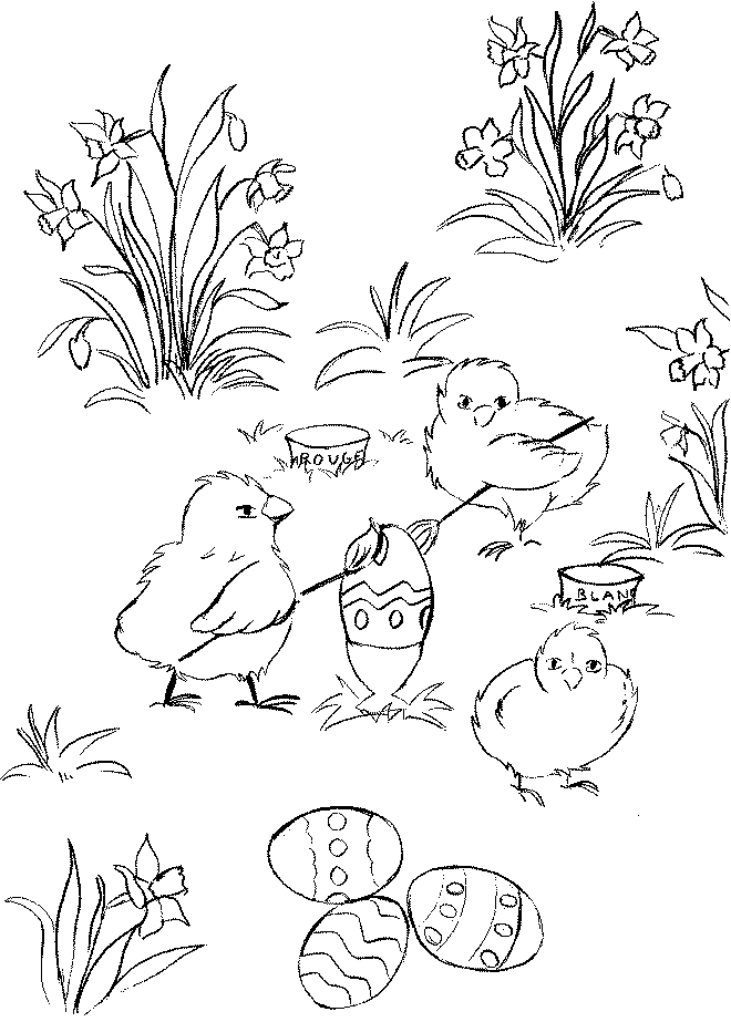 Dibujo para colorear: Polluelo (Animales) #15443 - Dibujos para Colorear e Imprimir Gratis