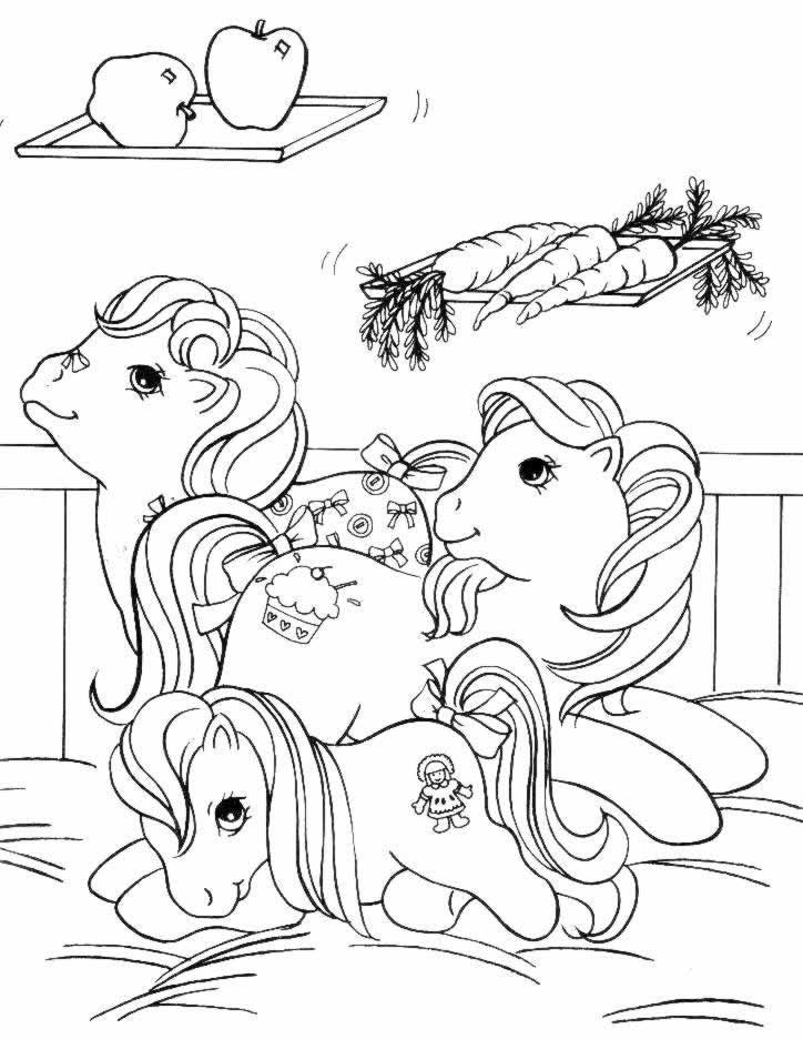 Dibujo para colorear: Poni (Animales) #17941 - Dibujos para Colorear e Imprimir Gratis