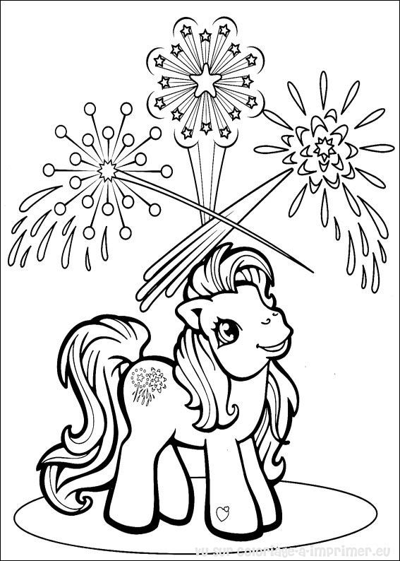 Dibujo para colorear: Poni (Animales) #17960 - Dibujos para Colorear e Imprimir Gratis