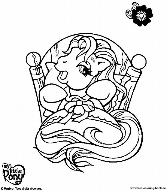 Dibujo para colorear: Poni (Animales) #17986 - Dibujos para Colorear e Imprimir Gratis