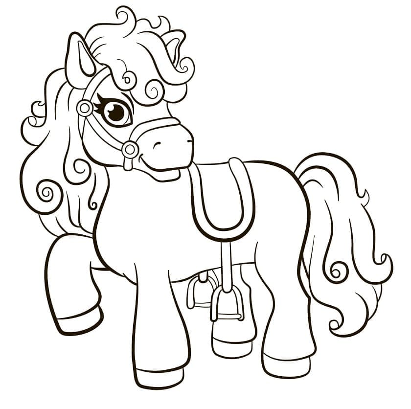 Dibujo gratuito Poni #210323 de la coleccion Animales para imprimir