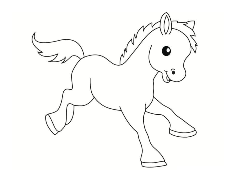 Dibujo gratuito Poni #210331 de la coleccion Animales para imprimir