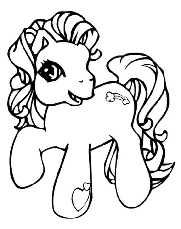 Dibujo gratuito Poni #210334 de la coleccion Animales para imprimir