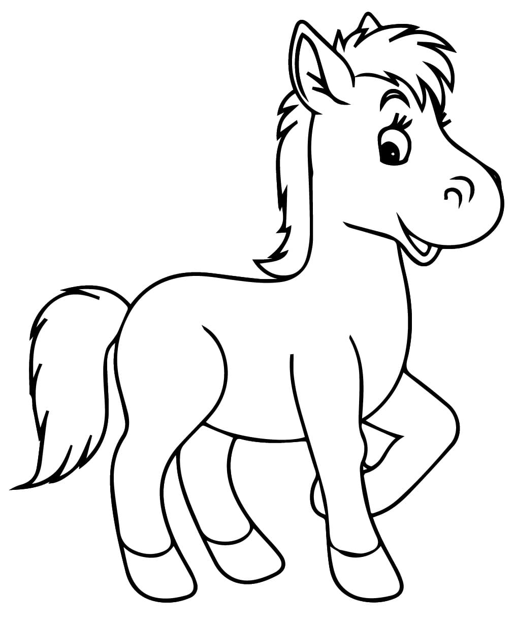 Dibujo gratuito Poni #214252 de la coleccion Animales para imprimir