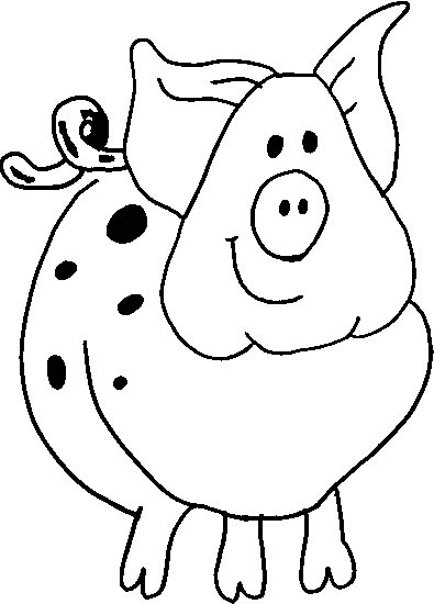 Dibujo para colorear: Puerco (Animales) #17699 - Dibujos para Colorear e Imprimir Gratis