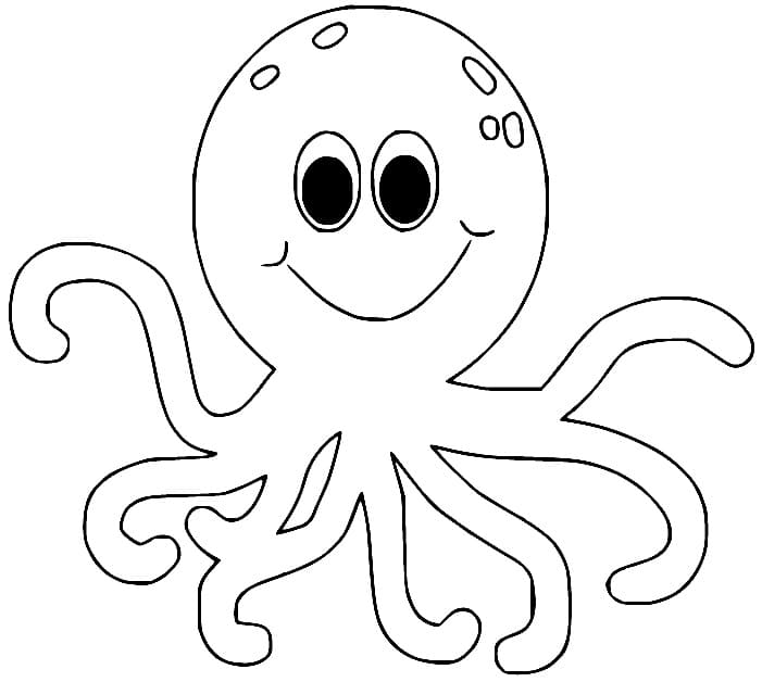 Dibujo gratuito Pulpo #194448 de la coleccion Animales para imprimir