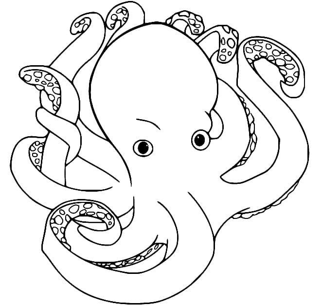 Dibujo gratuito Pulpo #194463 de la coleccion Animales para imprimir
