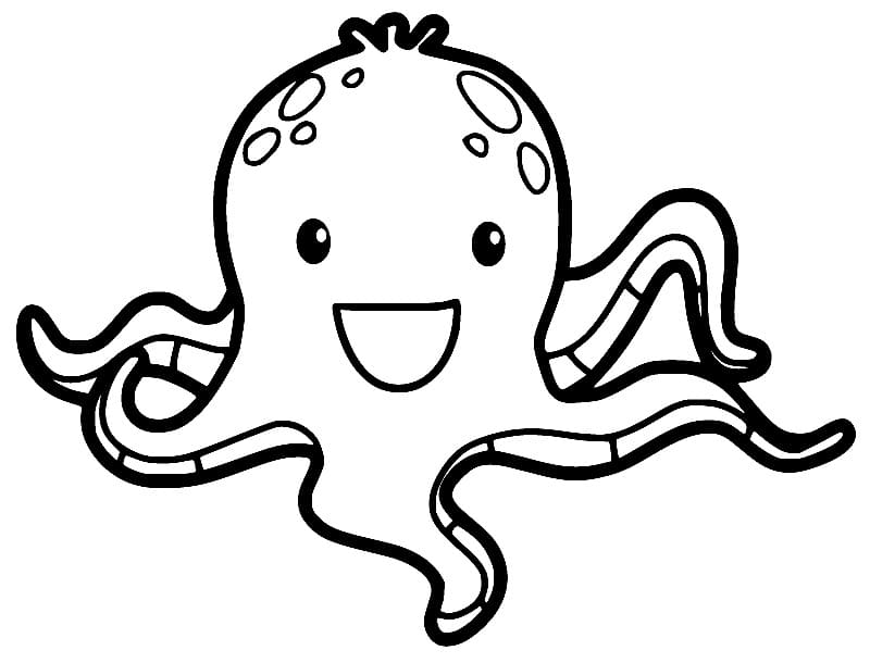 Dibujo gratuito Pulpo #194472 de la coleccion Animales para imprimir