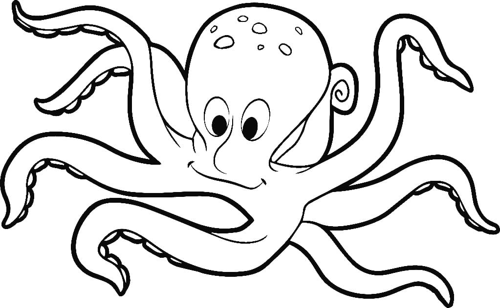 Dibujo gratuito Pulpo #194476 de la coleccion Animales para imprimir