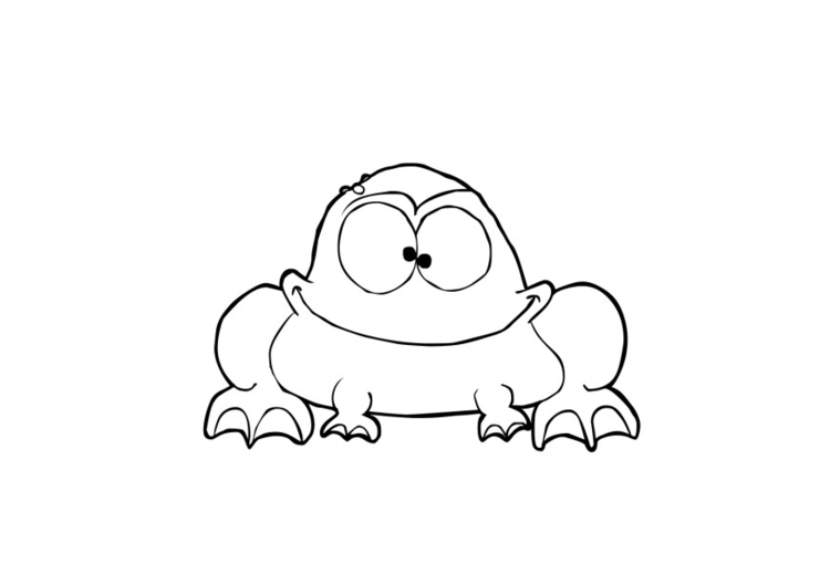 Dibujo para colorear: Rana (Animales) #7619 - Dibujos para Colorear e Imprimir Gratis