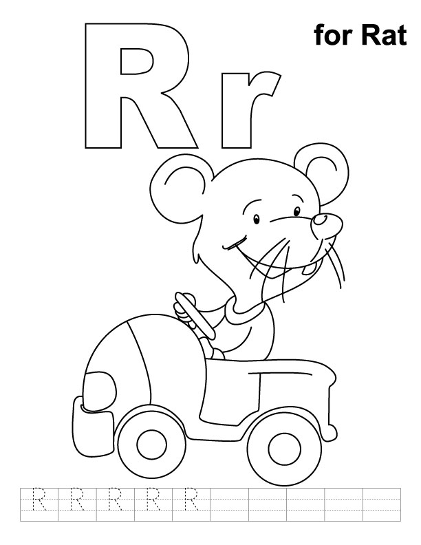 Dibujo para colorear: Rata (Animales) #15212 - Dibujos para Colorear e Imprimir Gratis