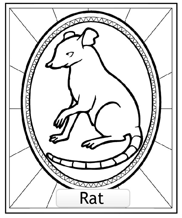 Dibujo para colorear: Rata (Animales) #15220 - Dibujos para Colorear e Imprimir Gratis