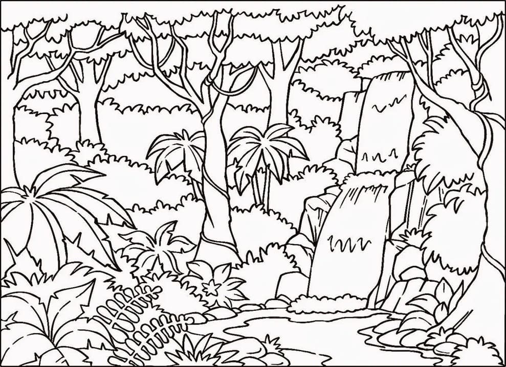 Dibujo gratuito Selva #181013 de la coleccion Animales para imprimir