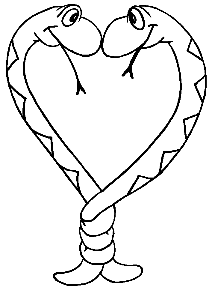 Dibujo para colorear: Serpiente (Animales) #14347 - Dibujos para Colorear e Imprimir Gratis