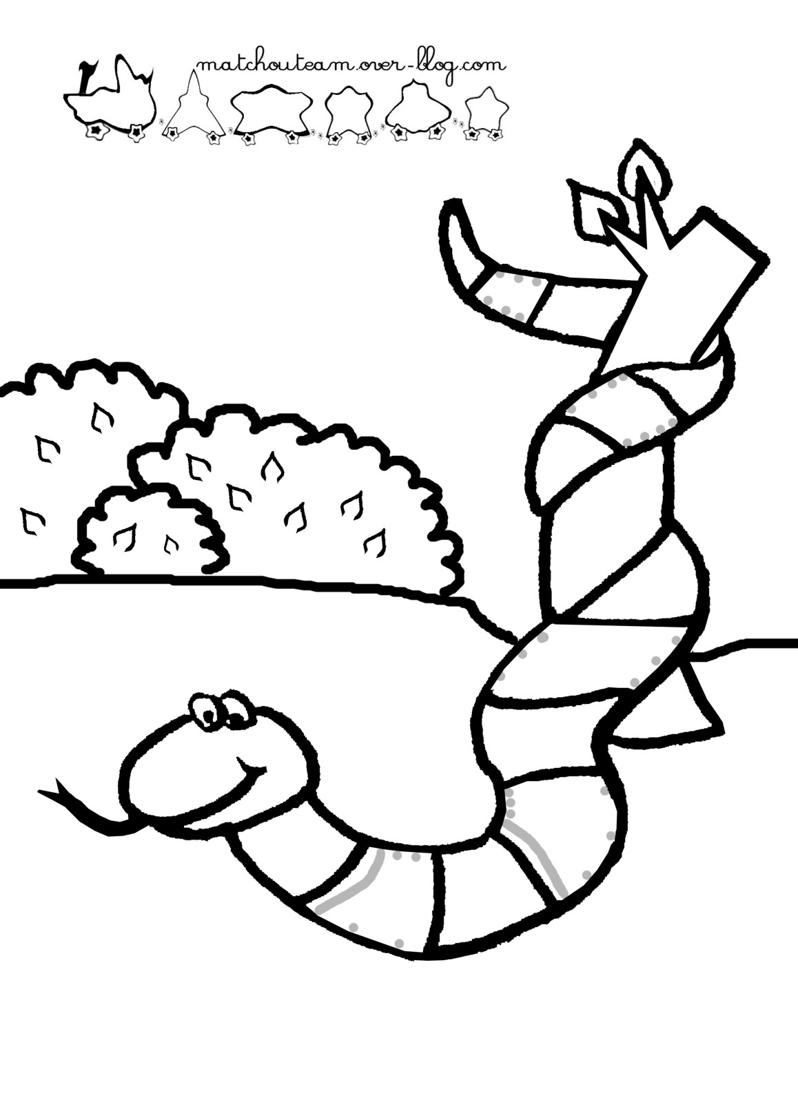 Dibujo para colorear: Serpiente (Animales) #14396 - Dibujos para Colorear e Imprimir Gratis