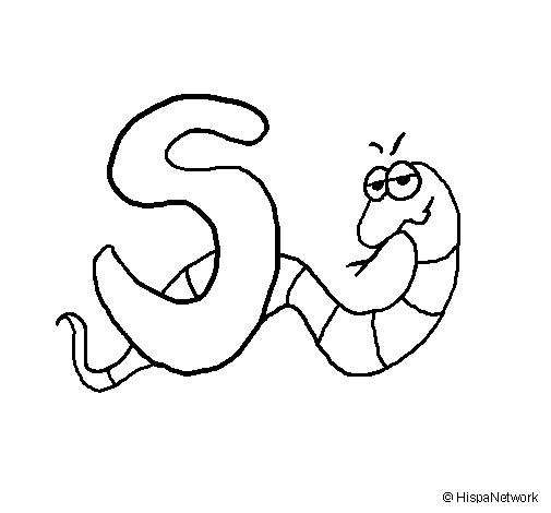 Dibujo para colorear: Serpiente (Animales) #14399 - Dibujos para Colorear e Imprimir Gratis