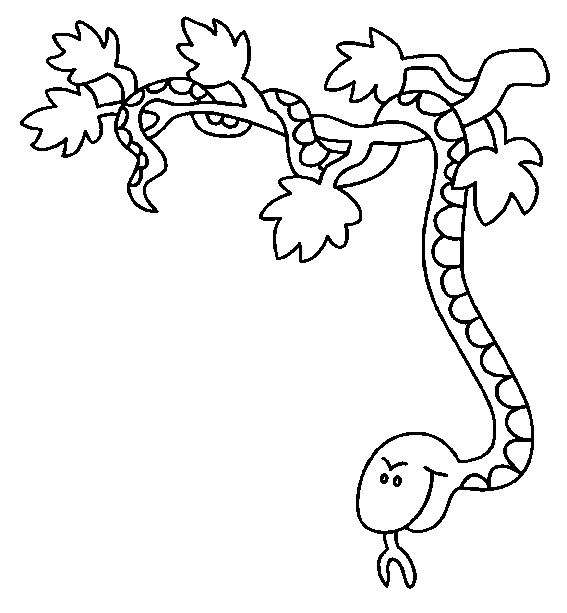 Dibujo para colorear: Serpiente (Animales) #14466 - Dibujos para Colorear e Imprimir Gratis