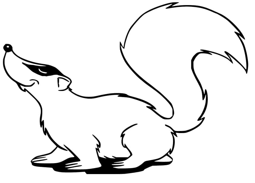 Dibujo gratuito Tejón #208832 de la coleccion Animales para imprimir