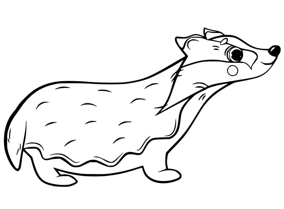 Dibujo gratuito Tejón #208859 de la coleccion Animales para imprimir