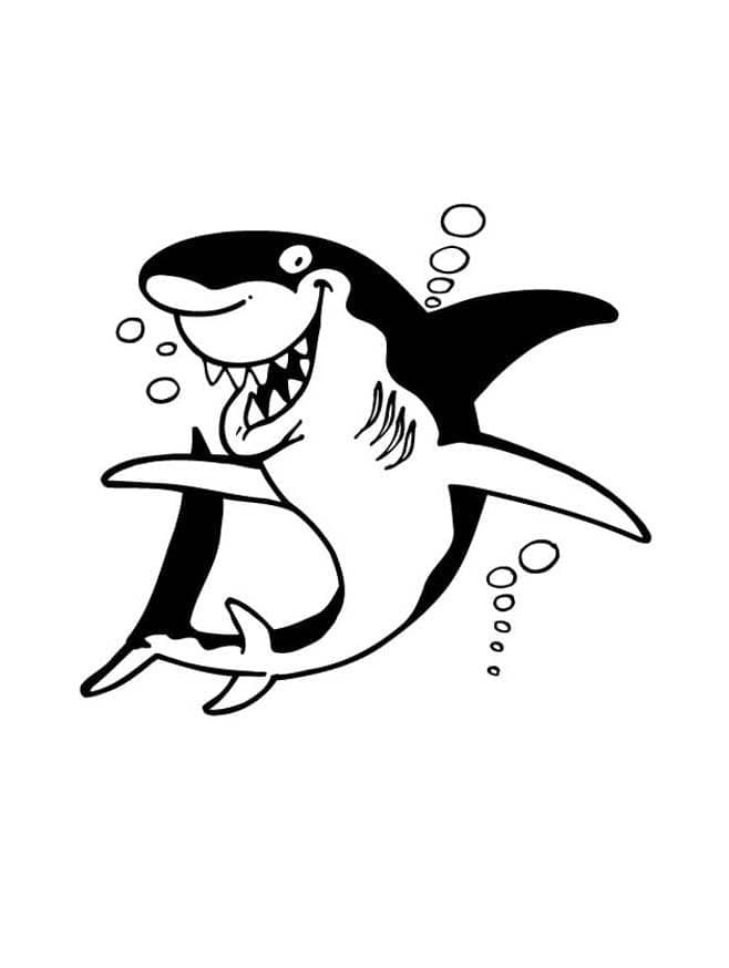 Dibujo gratuito Tiburón #177734 de la coleccion Animales para imprimir