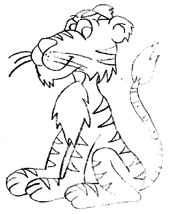 Dibujo para colorear: Tigre (Animales) #13616 - Dibujos para Colorear e Imprimir Gratis