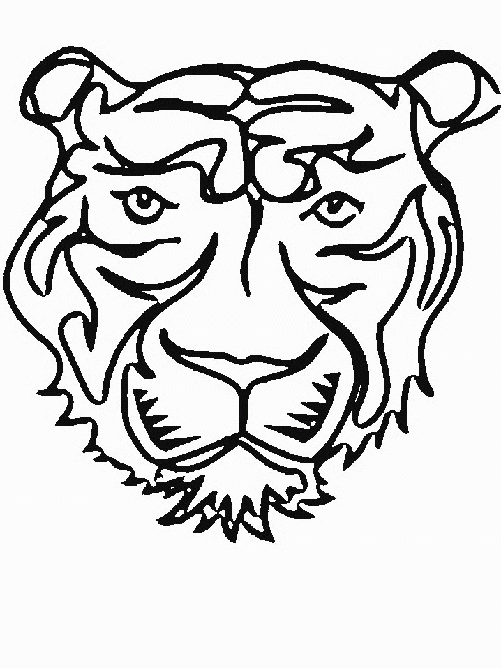 Dibujo para colorear: Tigre (Animales) #13628 - Dibujos para Colorear e Imprimir Gratis