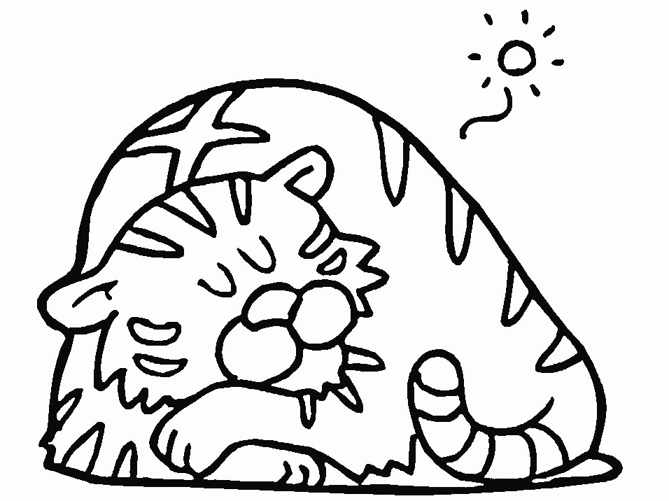 Dibujo para colorear: Tigre (Animales) #13655 - Dibujos para Colorear e Imprimir Gratis