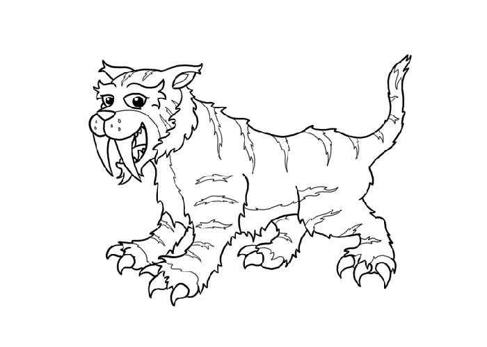 Dibujo para colorear: Tigre (Animales) #13678 - Dibujos para Colorear e Imprimir Gratis