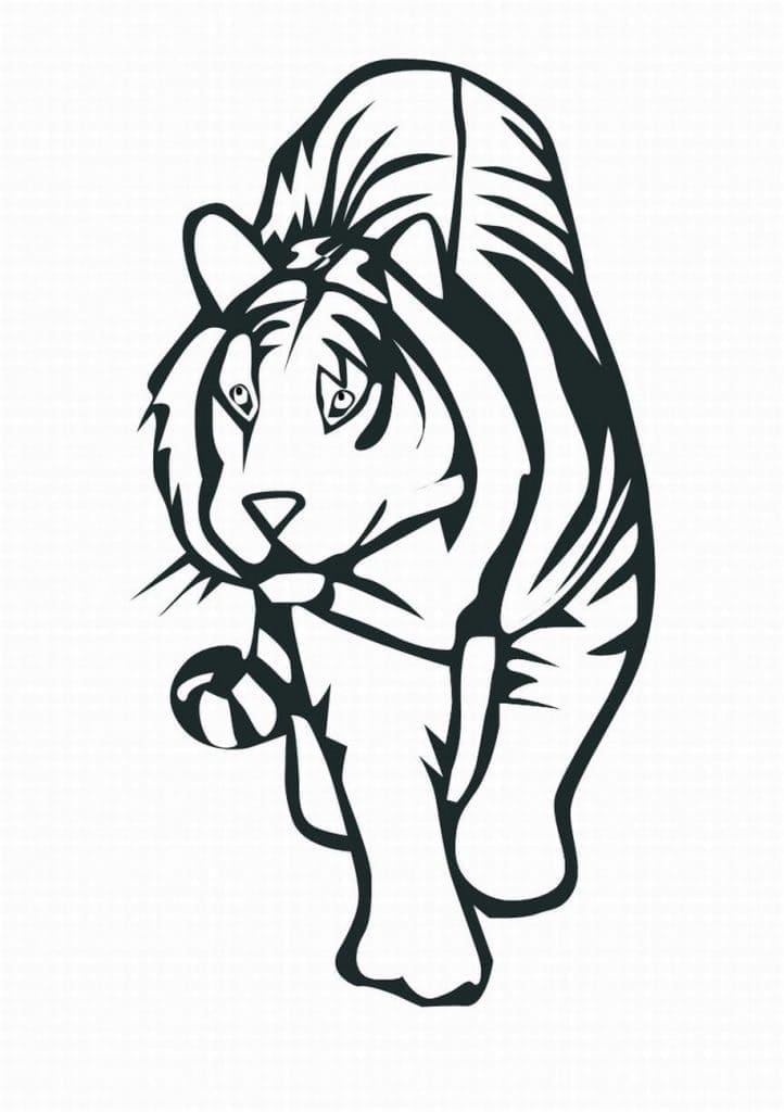 Dibujo gratuito Tigre #174911 de la coleccion Animales para imprimir Dibujo gratuito Tigre #174911 de la coleccion Animales para imprimir