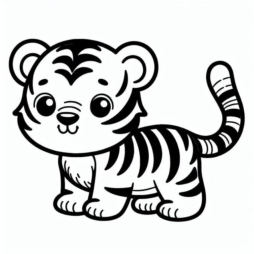 Dibujo gratuito Tigre #216762 de la coleccion Animales para imprimir Dibujo gratuito Tigre #216762 de la coleccion Animales para imprimir
