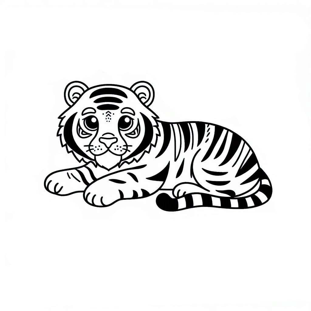 Dibujo gratuito Tigre #216774 de la coleccion Animales para imprimir Dibujo gratuito Tigre #216774 de la coleccion Animales para imprimir