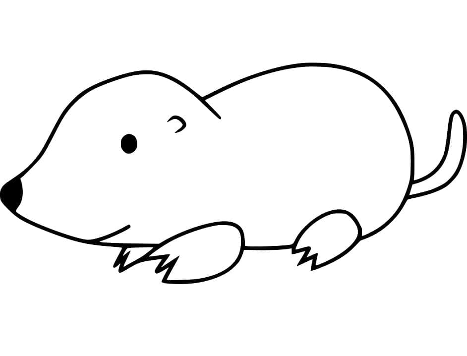 Dibujo gratuito Topo #210770 de la coleccion Animales para imprimir Dibujo gratuito Topo #210770 de la coleccion Animales para imprimir