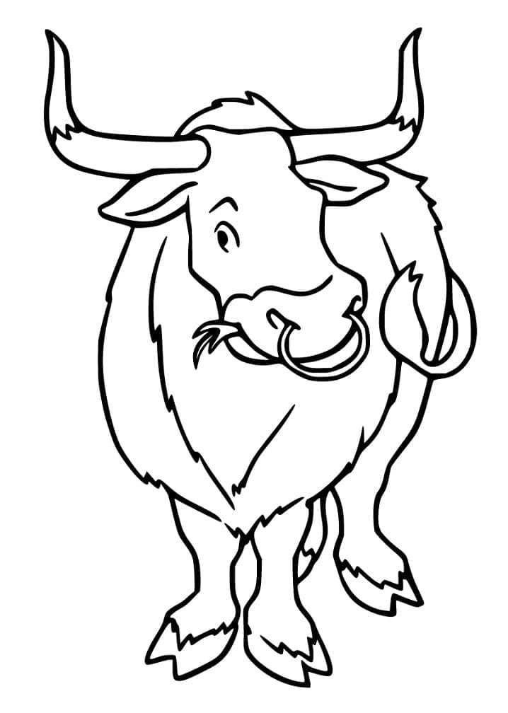 Dibujo gratuito Toro #188614 de la coleccion Animales para imprimir