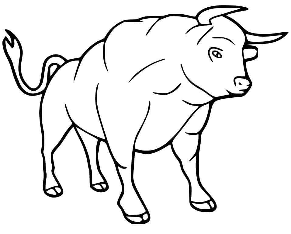 Dibujo gratuito Toro #188622 de la coleccion Animales para imprimir