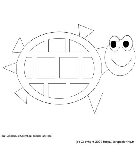 Dibujo para colorear: Tortuga (Animales) #13453 - Dibujos para Colorear e Imprimir Gratis