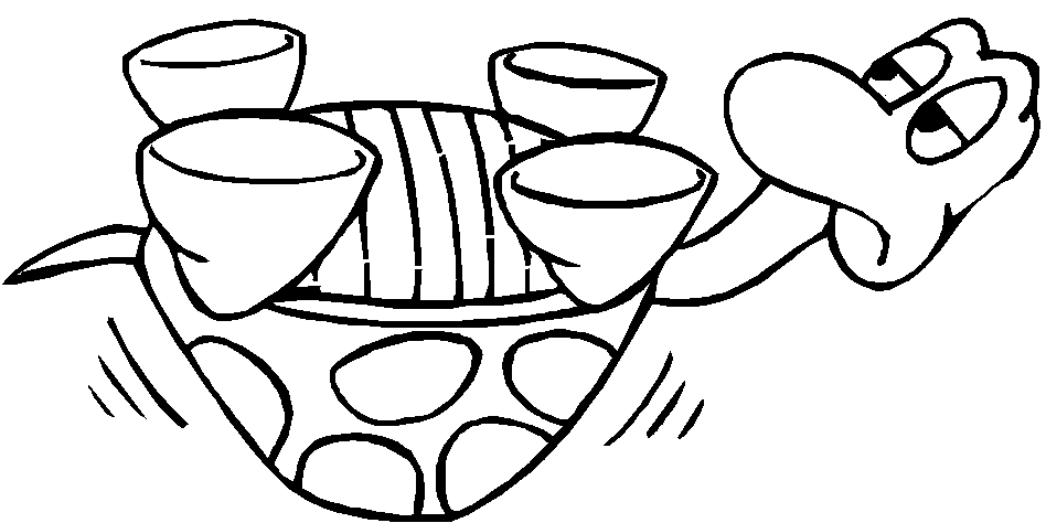 Dibujo para colorear: Tortuga (Animales) #13459 - Dibujos para Colorear e Imprimir Gratis