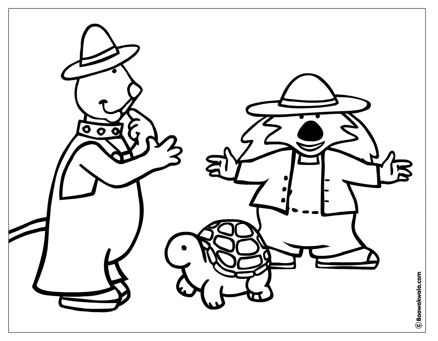 Dibujo para colorear: Tortuga (Animales) #13471 - Dibujos para Colorear e Imprimir Gratis