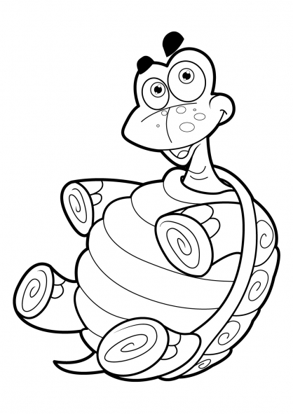 Dibujo para colorear: Tortuga (Animales) #13511 - Dibujos para Colorear e Imprimir Gratis