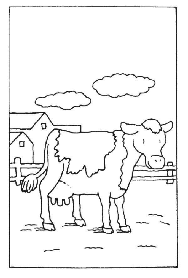 Dibujo para colorear: Vaca (Animales) #13310 - Dibujos para Colorear e Imprimir Gratis