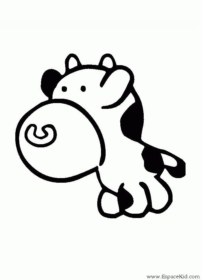 Dibujo para colorear: Vaca (Animales) #13365 - Dibujos para Colorear e Imprimir Gratis