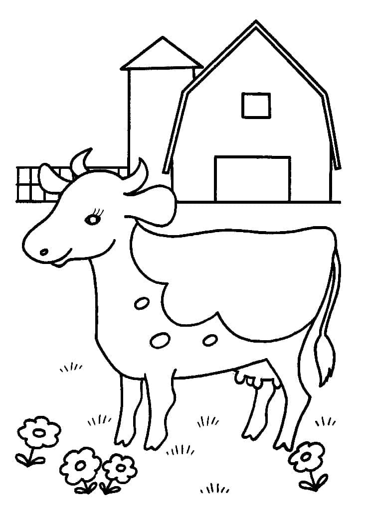 Dibujo gratuito Vaca #178293 de la coleccion Animales para imprimir
