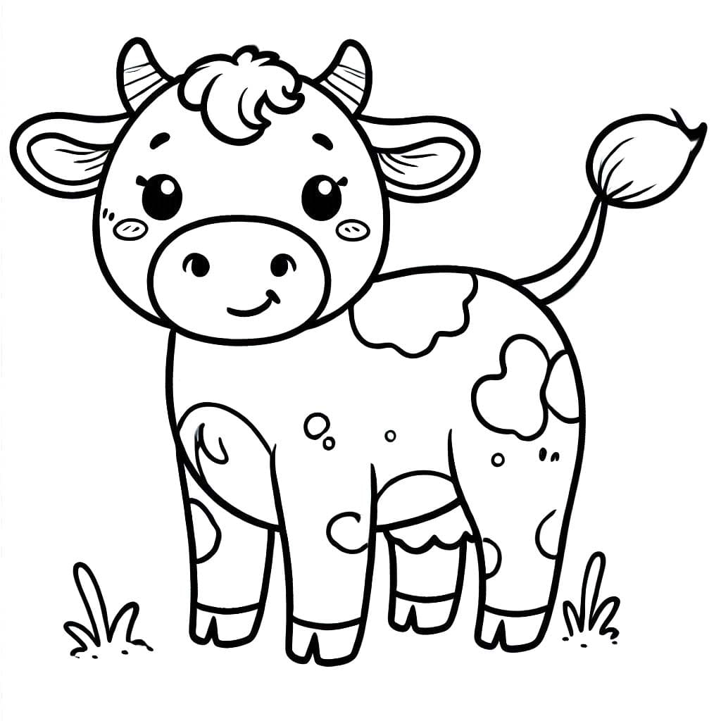 Dibujo gratuito Vaca #217653 de la coleccion Animales para imprimir