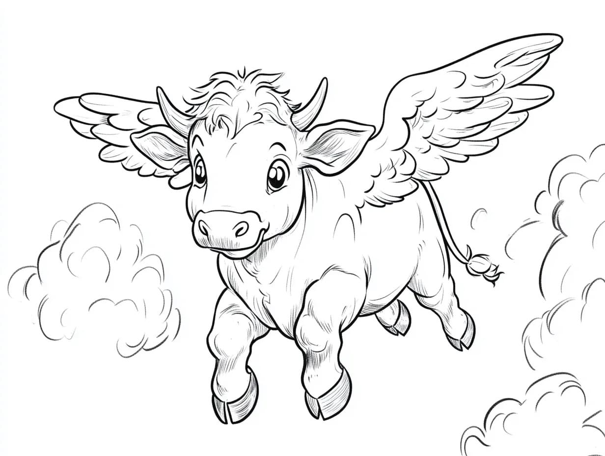Dibujo gratuito Vaca #217668 de la coleccion Animales para imprimir