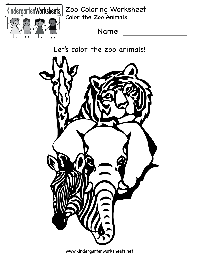 Dibujo para colorear: Zoo (Animales) #12772 - Dibujos para Colorear e Imprimir Gratis